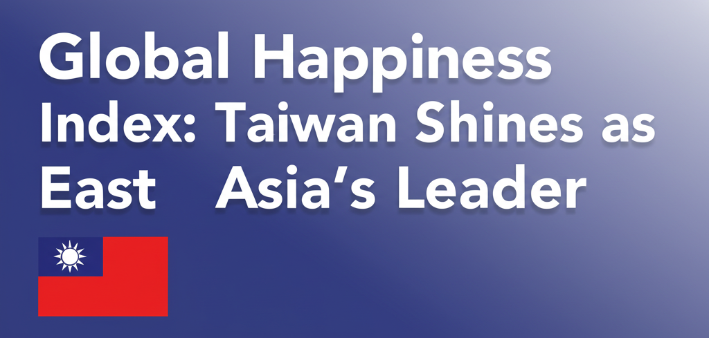 Global Happiness Index: Taiwan Shines as East Asia's Leader