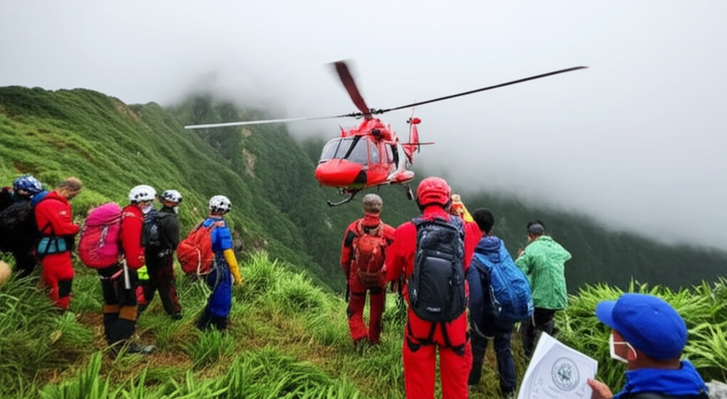 Dramatic Rescue: Sixteen Mountaineers Airlifted from Taiwan's Qilai East Ridge