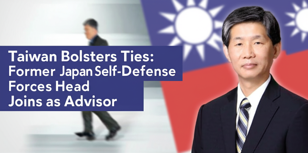 Taiwan Bolsters Ties: Former Japan Self-Defense Forces Head Joins as Advisor