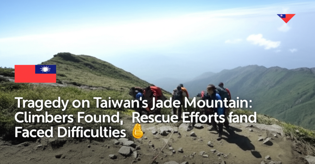 Tragedy on Taiwan's Jade Mountain: Climbers Found, Rescue Efforts Faced Difficulties