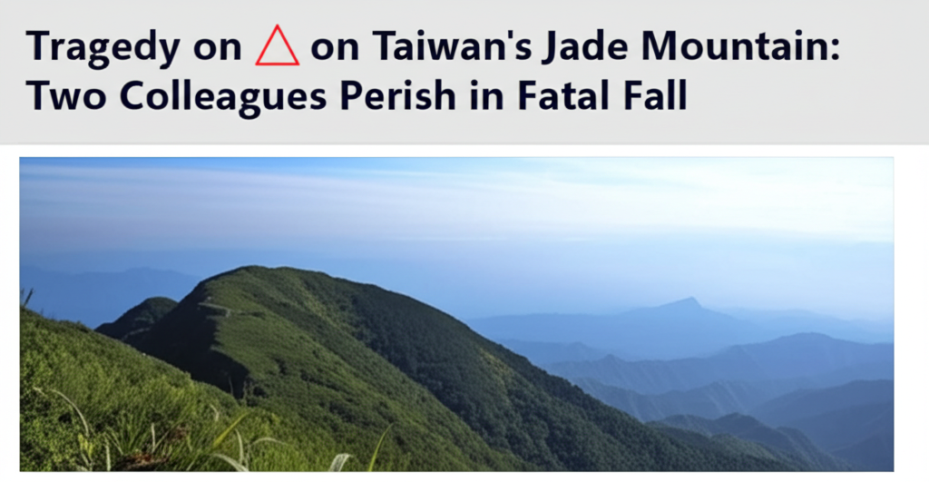 Tragedy on Taiwan's Jade Mountain: Two Colleagues Perish in Fatal Fall