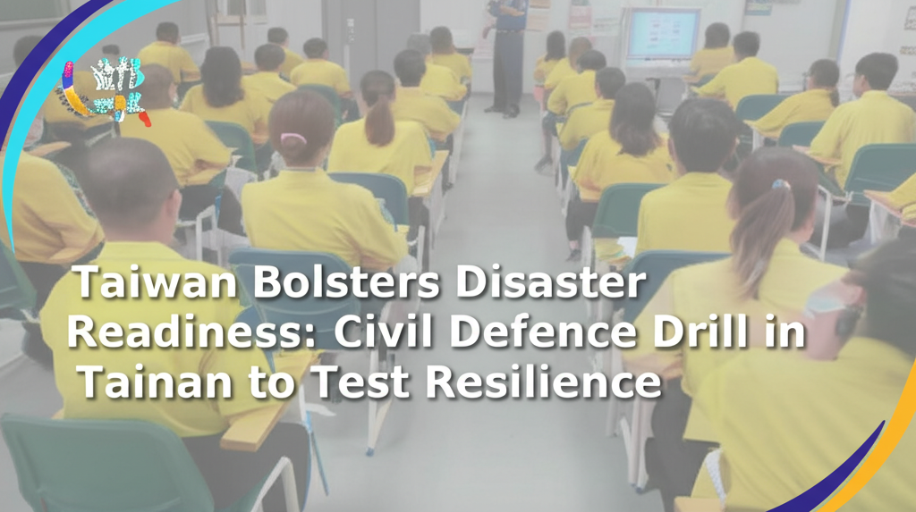 Taiwan Bolsters Disaster Readiness: Civil Defense Drill in Tainan to Test Resilience