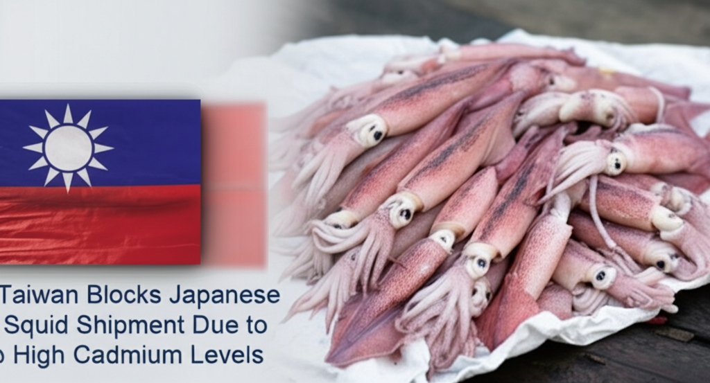 Taiwan Blocks Japanese Squid Shipment Due to High Cadmium Levels