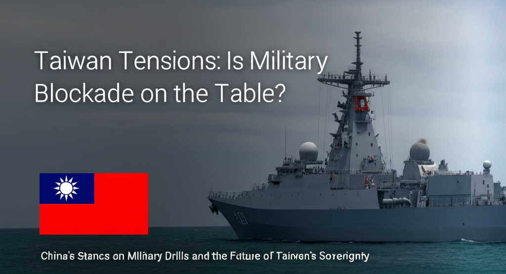 Taiwan Tensions: Is Military Blockade on the Table?