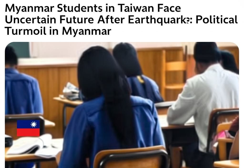 Myanmar Students in Taiwan Face Uncertain Future After Earthquake
