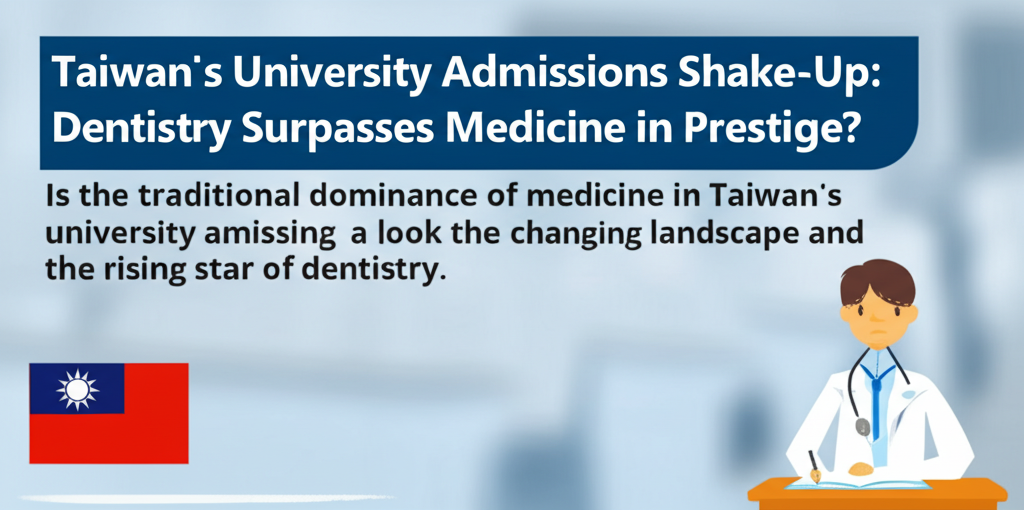 Taiwan's University Admissions Shake-Up: Dentistry Surpasses Medicine in Prestige?