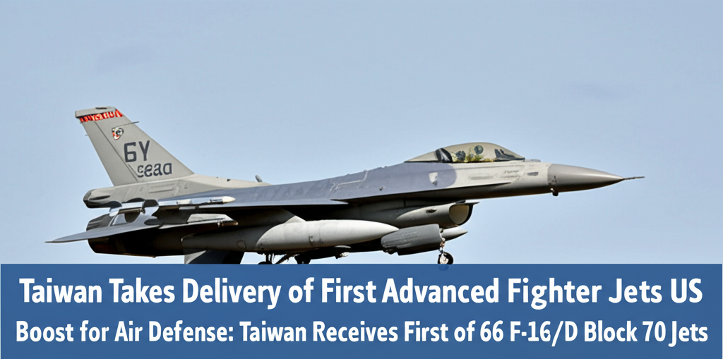 Taiwan Takes Delivery of First Advanced F-16 Fighter Jets from the US