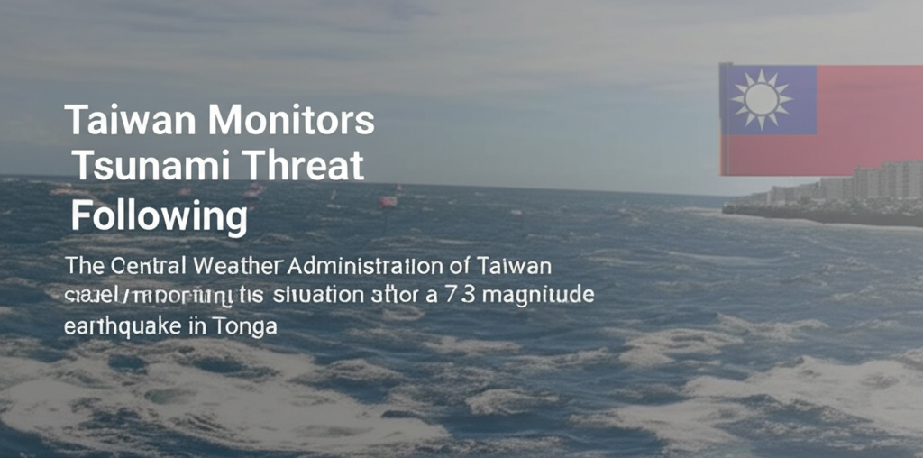 Taiwan Monitors Tsunami Threat Following Powerful Earthquake in Tonga