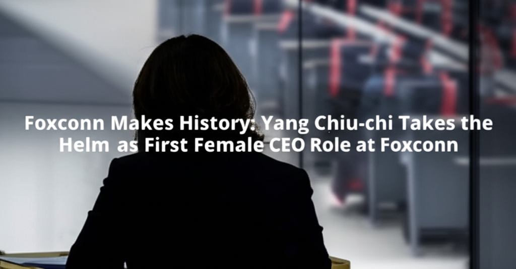 Foxconn Makes History: Yang Chiu-chi Takes the Helm as First Female CEO