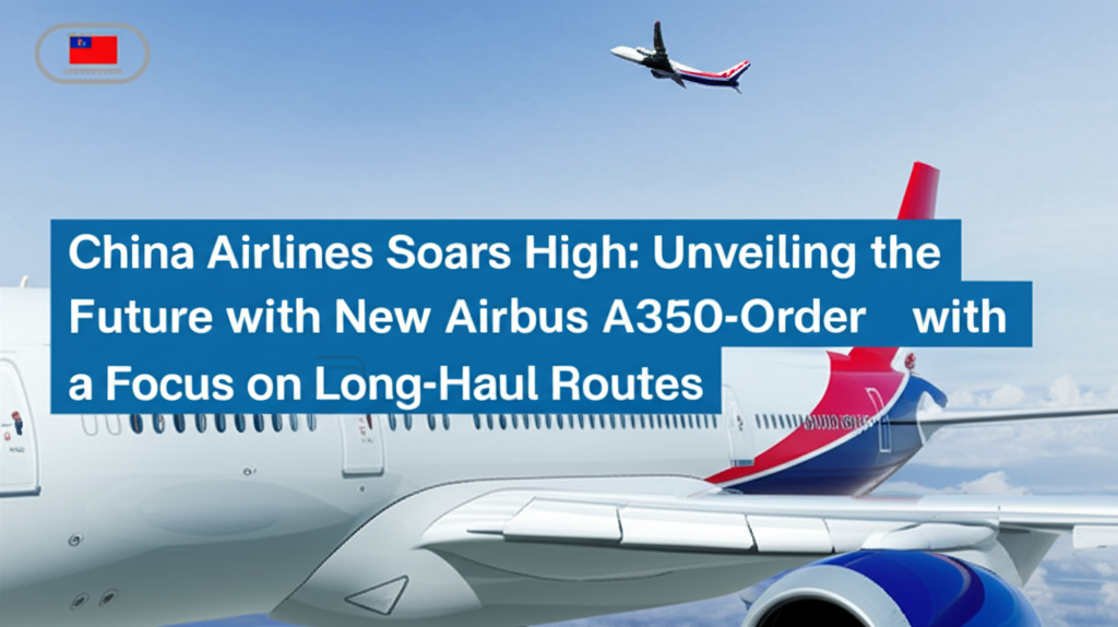 China Airlines vuela alto: el nuevo Airbus A350-1000 abre el camino al futuro<br>