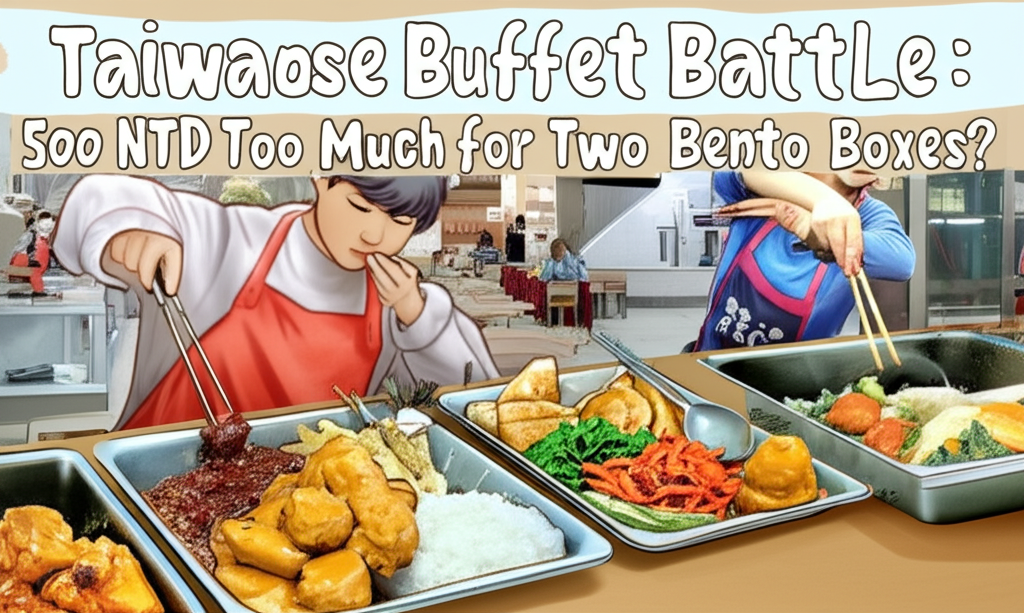 Taiwanese Buffet Battle: Is 500 NTD Too Much for Two Bento Boxes?