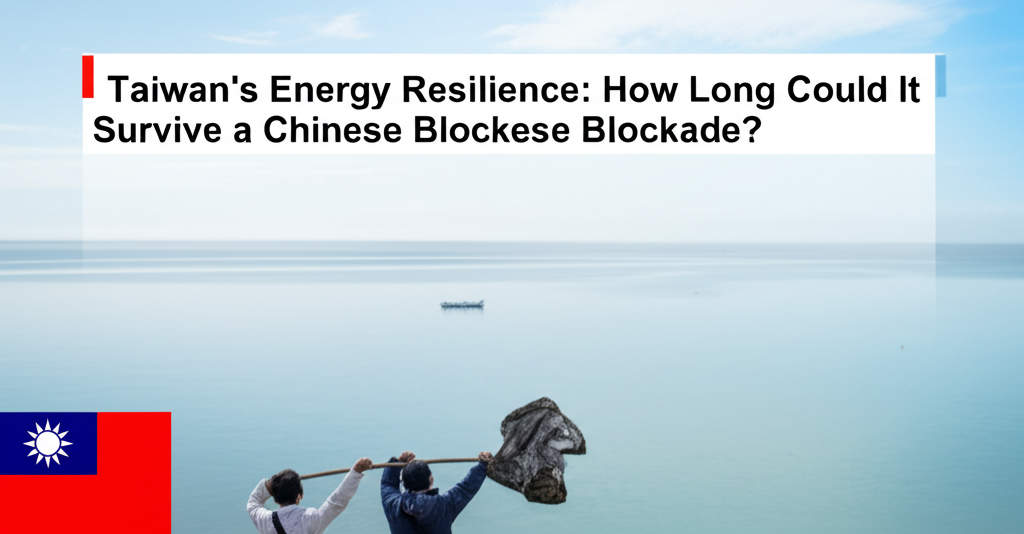Taiwan's Energy Resilience: How Long Could It Survive a Chinese Blockade?