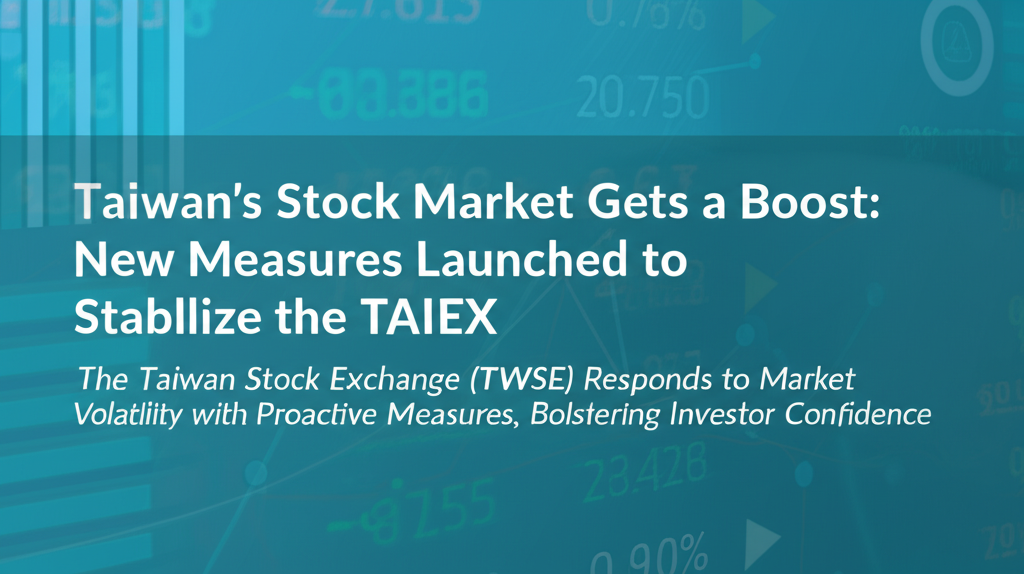 Taiwan's Stock Market Gets a Boost: New Measures Launched to Stabilize the TAIEX