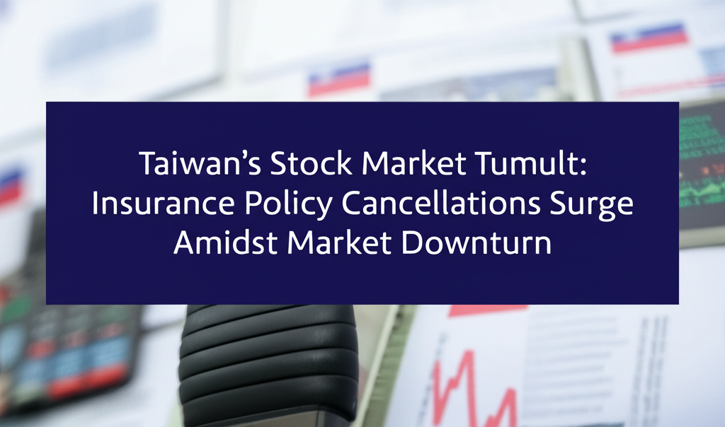 Taiwan's Stock Market Tumult: Insurance Policy Cancellations Surge Amidst Market Downturn