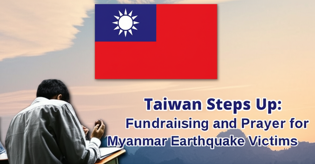 Taiwan Steps Up: Fundraising and Prayer for Myanmar Earthquake Victims