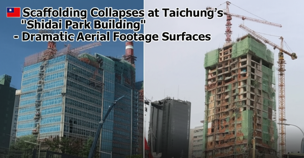 Scaffolding Collapses at Taichung's 