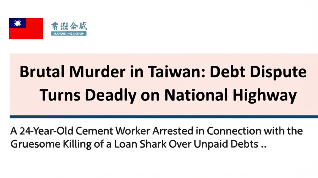 Brutal Murder in Taiwan: Debt Dispute Turns Deadly on National Highway