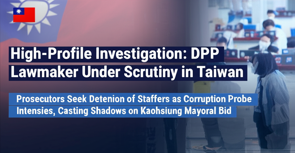 High-Profile Investigation: DPP Lawmaker Lin Dai-hua Under Scrutiny in Taiwan