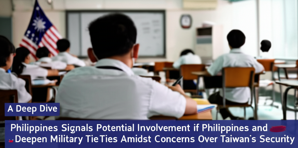Philippines Signals Potential Involvement if Taiwan is Invaded: A Deep Dive