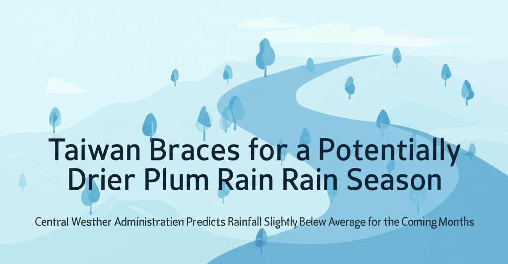 Taiwan Braces for a Potentially Drier Plum Rain Season