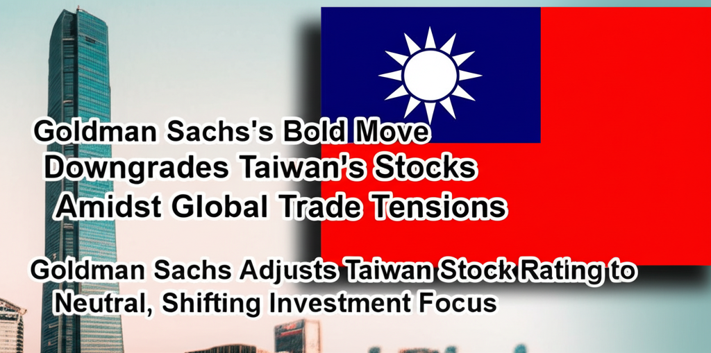 Goldman Sachs's Bold Move: Downgrades Taiwan's Stocks Amidst Global Trade Tensions