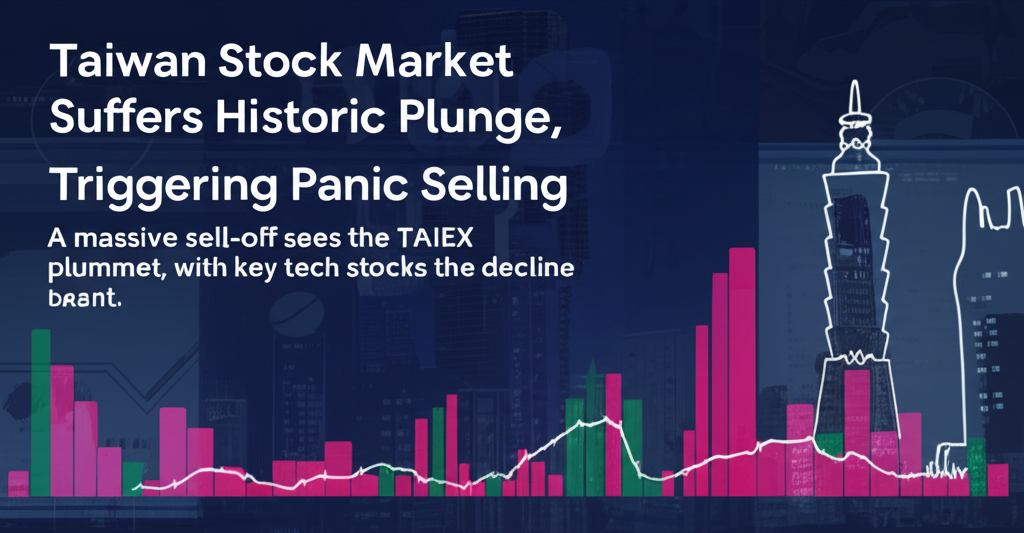 Taiwan Stock Market Suffers Historic Plunge, Triggering Panic Selling
