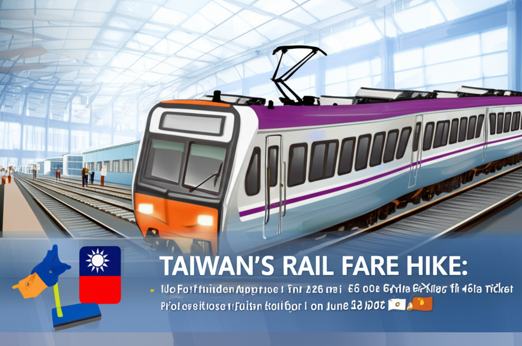 Taiwan's Rail Fare Hike: A 26.8% Increase Approved