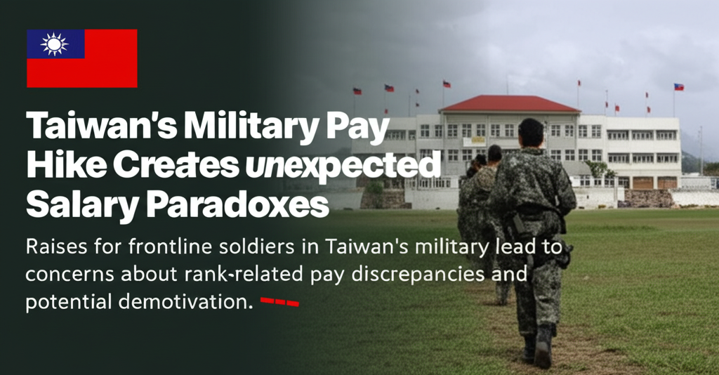 Taiwan's Military Pay Hike Creates Unexpected Salary Paradoxes