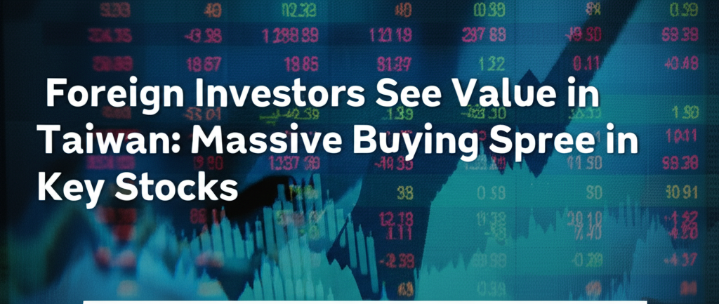 Foreign Investors See Value in Taiwan: Massive Buying Spree in Key Stocks