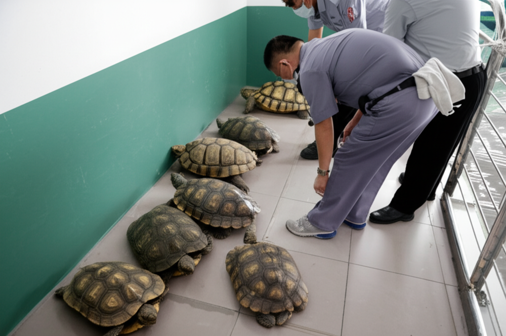 Turtle Triumph: Pingtung Police Recover Stolen Tortoises