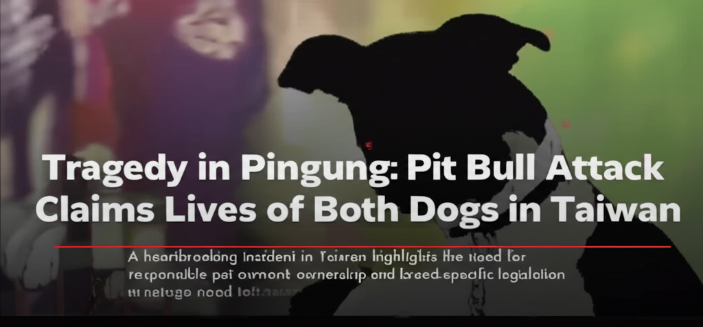 Tragedy in Pingtung: Pit Bull Attack Claims Lives of Both Dogs in Taiwan