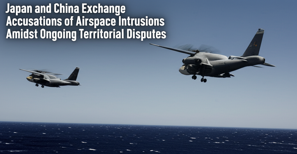 East China Sea Tensions Flare: Airspace Violations Accuse Japan and China