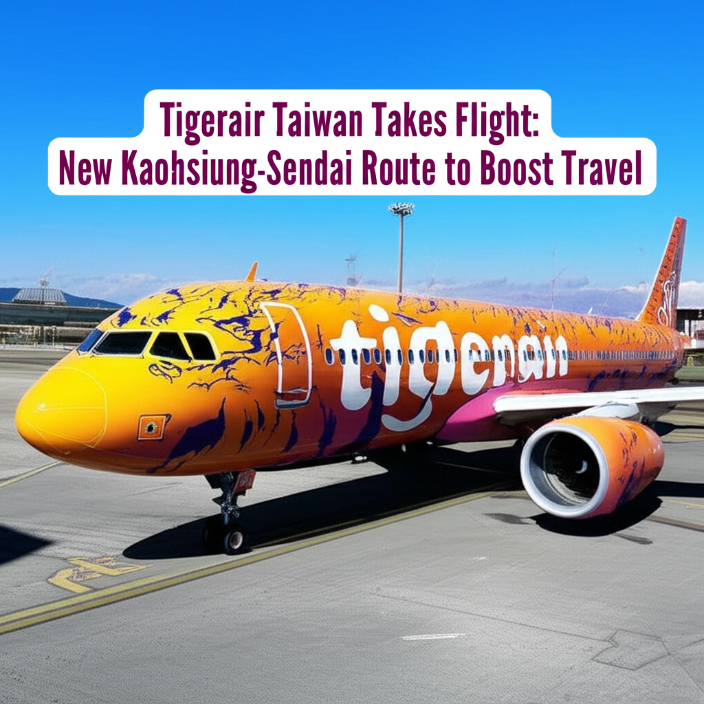 Tigerair Taiwan Takes Flight: New Kaohsiung-Sendai Route to Boost Travel