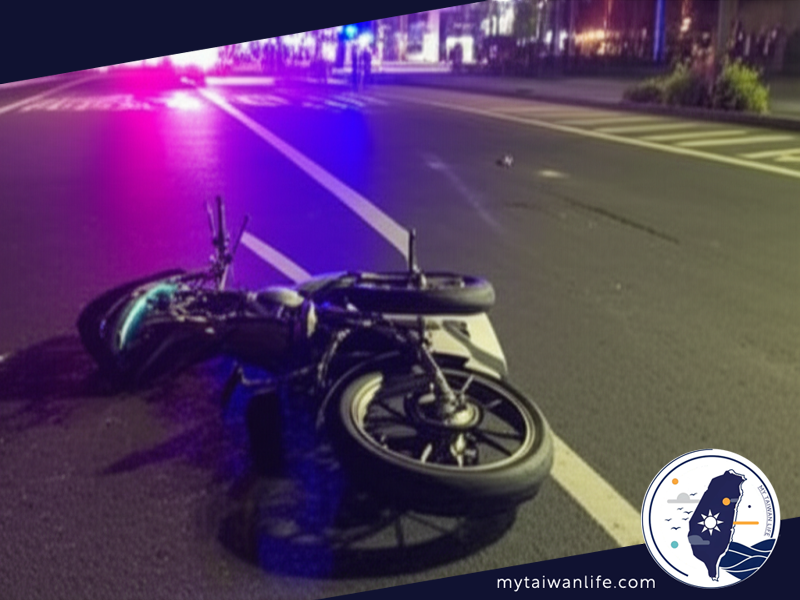 Motorcycle Collision in Tainan: Two Injured in