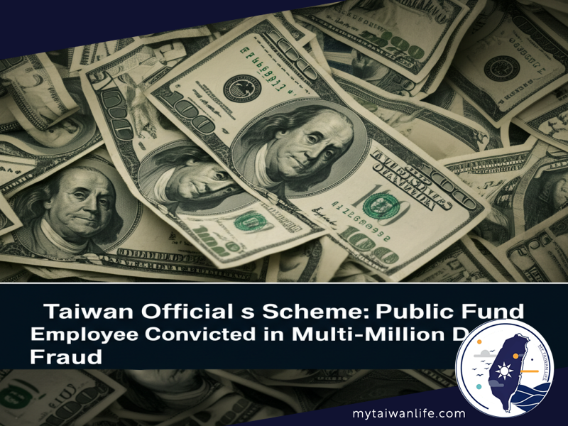 Taiwan Official's Scheme: Public Fund Employee Convicted in Multi-Million Dollar Fraud