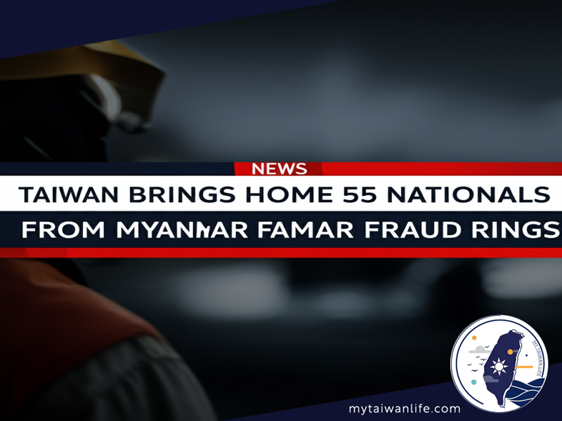 Taiwan Brings Home 55 Nationals from Myanmar Fraud Rings