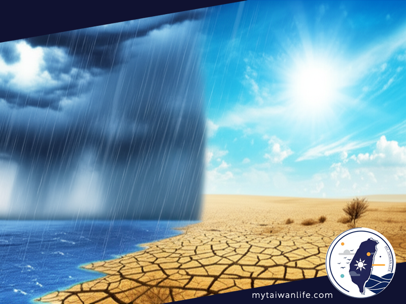 Taiwan Braces for Weather Extremes: Heavy Rain in the North, Scorching Heat in the South