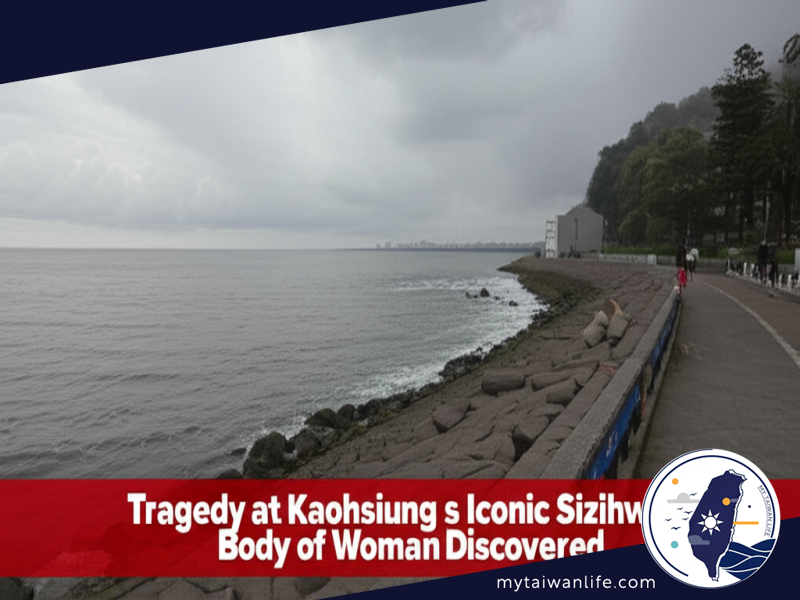 Tragedy at Kaohsiung's Iconic Sizihwan: Body of Woman Discovered